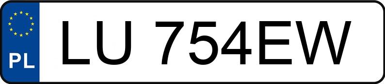 Numer rejestracyjny LU 754EW posiada AUDI A6 - LU754EW Numer rejestracyjny LU 754EW posiada AUDI A6 - LU754EW