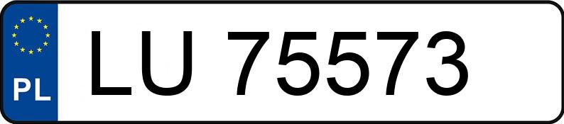 Numer rejestracyjny LU 75573 posiada HYUNDAI Pony 1.5 LS - LU75573