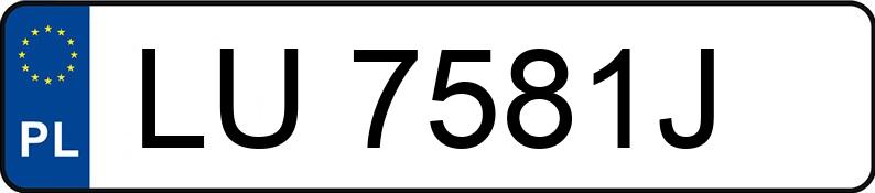 Numer rejestracyjny LU 7581J posiada NISSAN QASHQAI - LU7581J Numer rejestracyjny LU 7581J posiada NISSAN QASHQAI - LU7581J