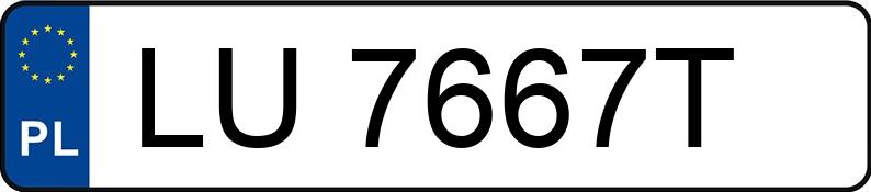 Numer rejestracyjny LU 7667T posiada KIA CEE D - LU7667T Numer rejestracyjny LU 7667T posiada KIA CEE D - LU7667T