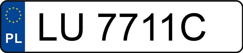 Numer rejestracyjny LU 7711C posiada OPEL TIGRA - LU7711C