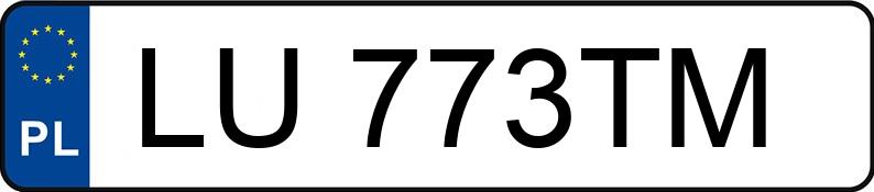 Numer rejestracyjny LU 773TM posiada VOLVO V50 - LU773TM