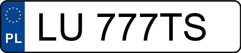 Numer rejestracyjny LU 777TS posiada JEEP GRAND CHEROKEE - LU777TS Numer rejestracyjny LU 777TS posiada JEEP GRAND CHEROKEE - LU777TS