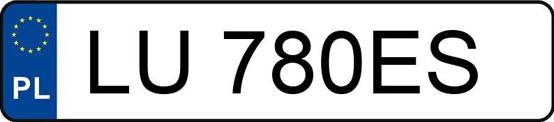 Numer rejestracyjny LU 780ES posiada SKODA RAPID - LU780ES Numer rejestracyjny LU 780ES posiada SKODA RAPID - LU780ES