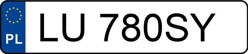 Numer rejestracyjny LU 780SY posiada BMW 320D XDRIVE - LU780SY Numer rejestracyjny LU 780SY posiada BMW 320D XDRIVE - LU780SY