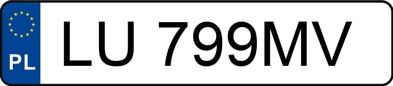 Numer rejestracyjny LU 799MV posiada LAND ROVER RANGE ROVER VELAR - LU799MV