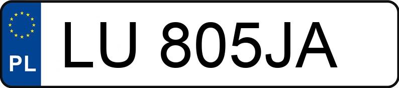 Numer rejestracyjny LU 805JA posiada ALFA ROMEO 147 - LU805JA Numer rejestracyjny LU 805JA posiada ALFA ROMEO 147 - LU805JA