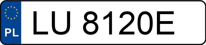 Numer rejestracyjny LU 8120E posiada RENAULT Kangoo 1.5 DCI MR`03 E3 Expression - LU8120E