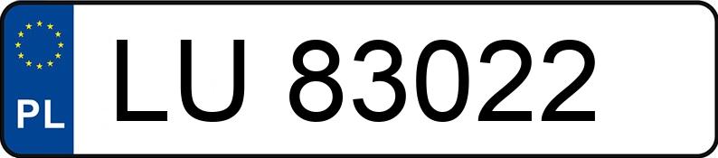 Numer rejestracyjny LU 83022 posiada SEAT ALTEA REFERENCE - LU83022