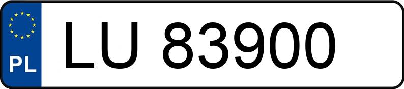 Numer rejestracyjny LU 83900 posiada SEAT IBIZA - LU83900 Numer rejestracyjny LU 83900 posiada SEAT IBIZA - LU83900