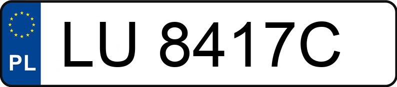 Numer rejestracyjny LU 8417C posiada DAEWOO TICO - LU8417C