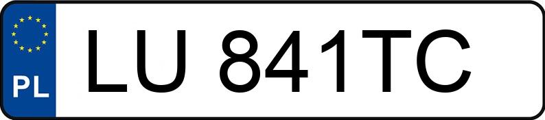 Numer rejestracyjny LU 841TC posiada AUDI A4 - LU841TC