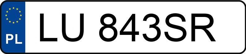 Numer rejestracyjny LU 843SR posiada VOLVO V40 - LU843SR Numer rejestracyjny LU 843SR posiada VOLVO V40 - LU843SR