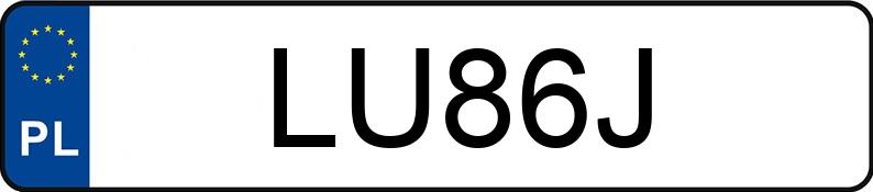 Numer rejestracyjny LU 86J posiada JEEP WAGONEER - LU86J Numer rejestracyjny LU 86J posiada JEEP WAGONEER - LU86J