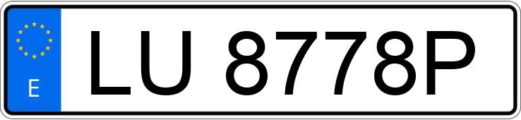 Numer rejestracyjny LU8778P posiada OPEL OMEGA