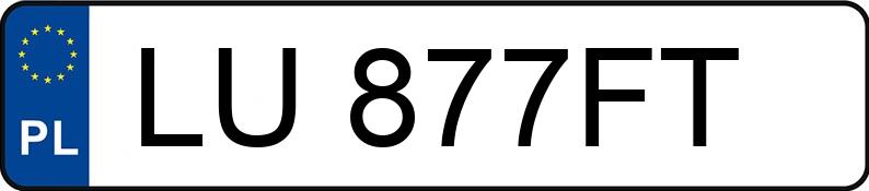 Numer rejestracyjny LU 877FT posiada BMW 528i Kat. MR`95 E39 528i Kat. MR`95 E39 - LU877FT