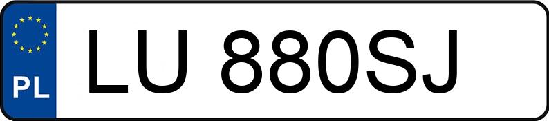 Numer rejestracyjny LU 880SJ posiada VOLVO XC60 - LU880SJ