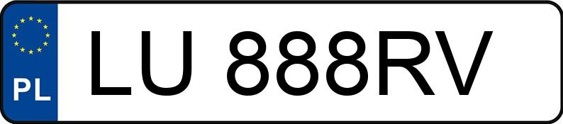 Numer rejestracyjny LU 888RV posiada PORSCHE 911 Carrera (992) MR`19 E6d GTS 4 - LU888RV Numer rejestracyjny LU 888RV posiada PORSCHE 911 Carrera (992) MR`19 E6d GTS 4 - LU888RV