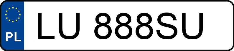 Numer rejestracyjny LU 888SU posiada AUDI A5 SPORTBACK - LU888SU Numer rejestracyjny LU 888SU posiada AUDI A5 SPORTBACK - LU888SU