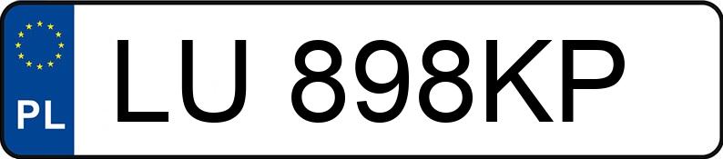 Реєстраційний номер LU 898KP має OPEL ASTRA B-K - LU898KP