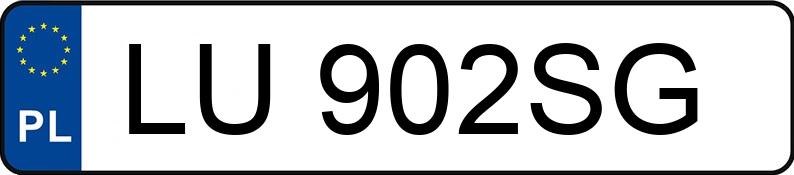 Numer rejestracyjny LU 902SG posiada FORD MUSTANG - LU902SG