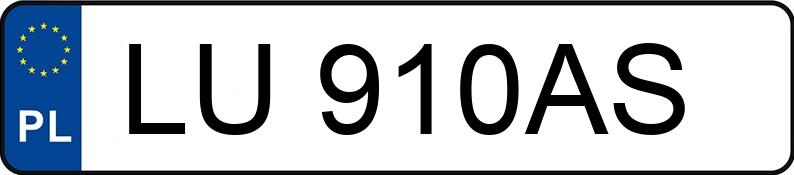 Numer rejestracyjny LU 910AS posiada MERCEDES-BENZ E 200 - LU910AS