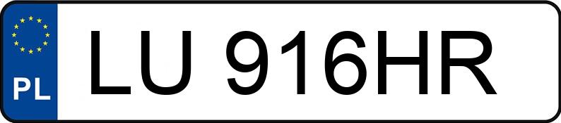 Numer rejestracyjny LU 916HR posiada MERCEDES-BENZ SPRINTER 906BB35 - LU916HR