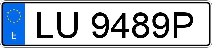 Numer rejestracyjny LU9489P posiada FORD FIESTA Numer rejestracyjny LU9489P posiada FORD FIESTA