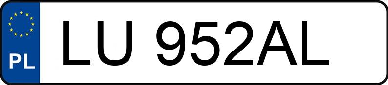 Numer rejestracyjny LU 952AL posiada CITROEN C3 - LU952AL Numer rejestracyjny LU 952AL posiada CITROEN C3 - LU952AL