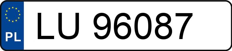 Registreringsnumret LU 96087 har RENAULT Megane 1.9 DTI MR`99 RT - LU96087