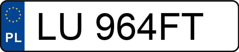Numer rejestracyjny LU 964FT posiada OPEL VECTRA - LU964FT