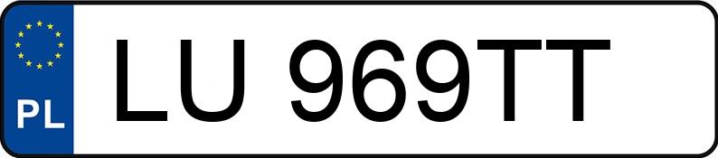 Numer rejestracyjny LU 969TT posiada BMW 318D - LU969TT Numer rejestracyjny LU 969TT posiada BMW 318D - LU969TT