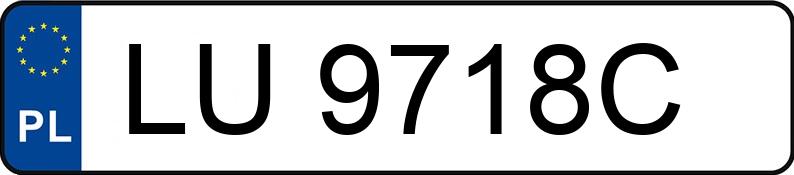 Numer rejestracyjny LU 9718C posiada NISSAN SUNNY - LU9718C Numer rejestracyjny LU 9718C posiada NISSAN SUNNY - LU9718C