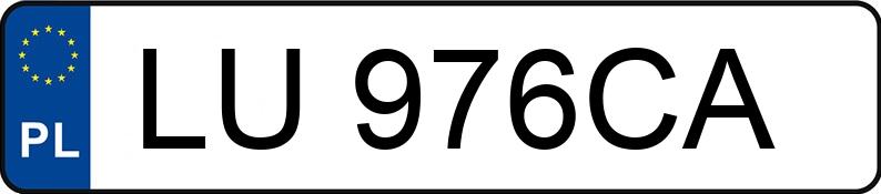 Numer rejestracyjny LU 976CA posiada SEAT Leon 1.4 TSI MR`10 E4 1P Sport - LU976CA Numer rejestracyjny LU 976CA posiada SEAT Leon 1.4 TSI MR`10 E4 1P Sport - LU976CA