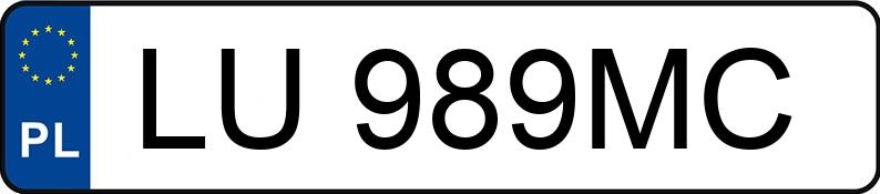 Numer rejestracyjny LU 989MC posiada PEUGEOT 308 - LU989MC