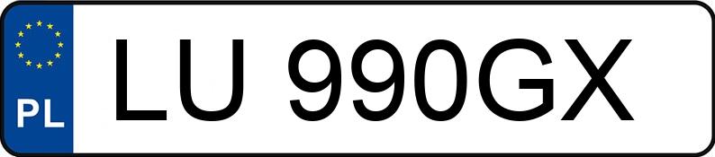 Numer rejestracyjny LU 990GX posiada SKODA KAROQ - LU990GX