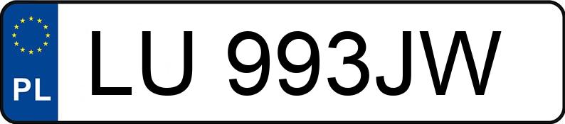 Numer rejestracyjny LU 993JW posiada BMW 520D XDRIVE - LU993JW Numer rejestracyjny LU 993JW posiada BMW 520D XDRIVE - LU993JW