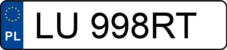 Numer rejestracyjny LU 998RT posiada OPEL CORSA 1.3 CDTI - LU998RT