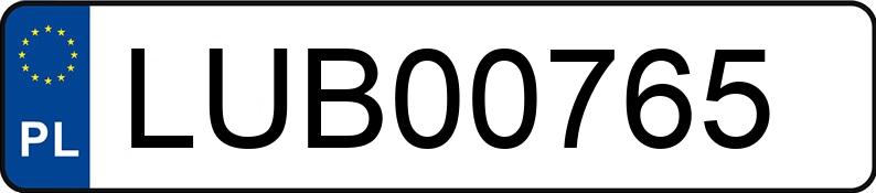 Numer rejestracyjny LUB 00765 posiada DAEWOO / FSO Polonez Atu 1.6 Kat. PLUS GLi - LUB00765