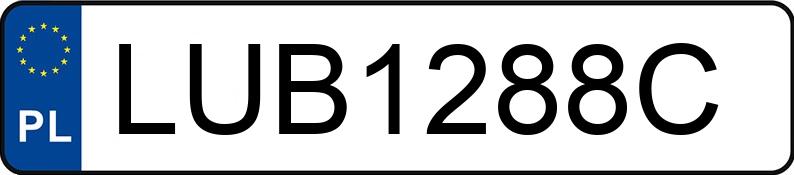 Numer rejestracyjny LUB 1288C posiada OPEL FRONTERA 2.2 DTI 16V - LUB1288C