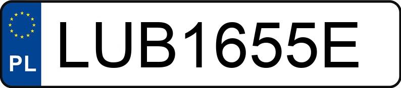 Numer rejestracyjny LUB 1655E posiada BMW 520 I - LUB1655E