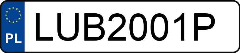 Numer rejestracyjny LUB 2001P posiada TOYOTA PROACE CITY VERSO - LUB2001P