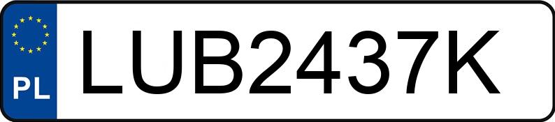 Numer rejestracyjny LUB 2437K posiada BMW 3 - LUB2437K Numer rejestracyjny LUB 2437K posiada BMW 3 - LUB2437K