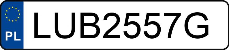 Numer rejestracyjny LUB 2557G posiada BMW 530D - LUB2557G Numer rejestracyjny LUB 2557G posiada BMW 530D - LUB2557G