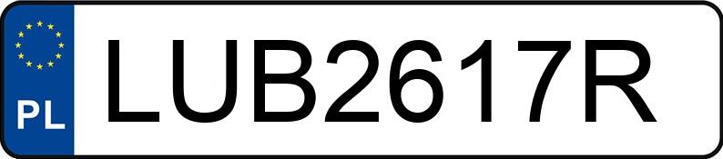 Numer rejestracyjny LUB 2617R posiada HYUNDAI I30 1.4 KAT - LUB2617R Numer rejestracyjny LUB 2617R posiada HYUNDAI I30 1.4 KAT - LUB2617R