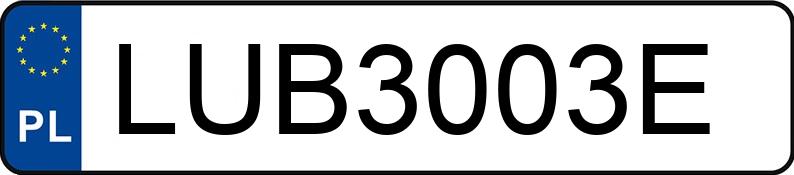 Numer rejestracyjny LUB 3003E posiada OPEL ASTRA - LUB3003E