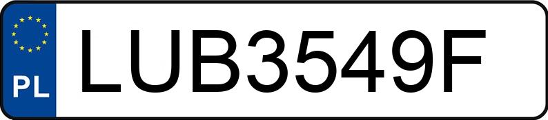 Numer rejestracyjny LUB 3549F posiada PEUGEOT PARTNER - LUB3549F Numer rejestracyjny LUB 3549F posiada PEUGEOT PARTNER - LUB3549F