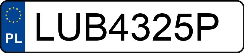 Numer rejestracyjny LUB 4325P posiada TOYOTA TOYOTA YARIS - LUB4325P Numer rejestracyjny LUB 4325P posiada TOYOTA TOYOTA YARIS - LUB4325P