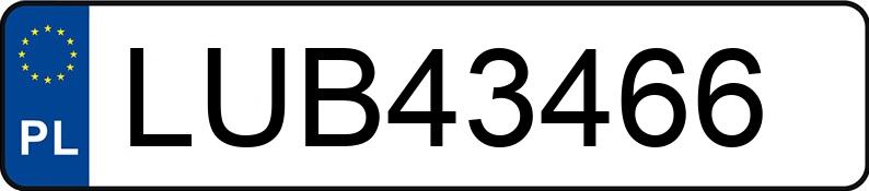 Numer rejestracyjny LUB 43466 posiada MAZDA 323F - LUB43466 Numer rejestracyjny LUB 43466 posiada MAZDA 323F - LUB43466