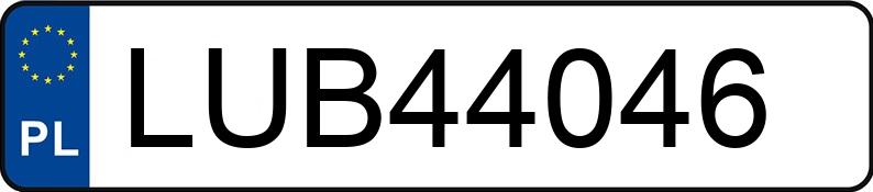 Numer rejestracyjny LUB 44046 posiada AUDI A4 - LUB44046